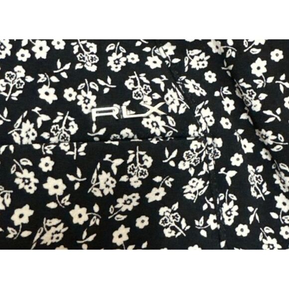 RLX Ralph Lauren Black & White Floral Pants – Performance Ankle Pant Sz 4 - Picture 4 of 4